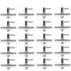 10pcs Aquarium Flows Valve, Stainless Steel Aquarium Oxygen Pump Air