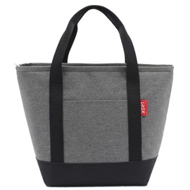 LHZK Cooler Bag Eco Bag Foldable Tote Bag Lunch Bag Shopping Refrigerator Bag Insulated Bag for Outdoor Picnic Barbecue Beach Camping Work (Gray)