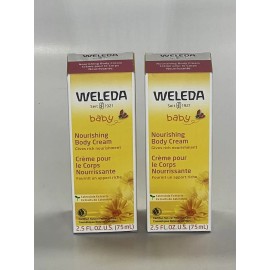 Weleda Pack of 2 - Weleda Baby Nourishing Body Cream | 2.5 fl oz - NEW