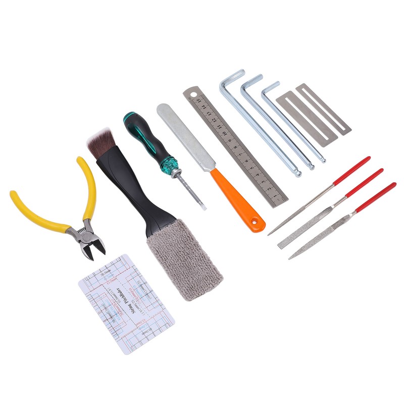 Guitar Repairing Tool Kit Maintenance Files with Carry Bag for