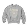 mardi mercredi SWEATSHIRT FLOWERMARDI NEEDLEWORK – 100% Cotton, Relaxed Fit,