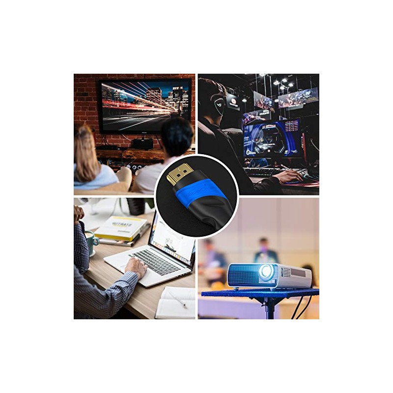 KabelDirekt – Cable HDMI 8K & 4K – 0.5ft/0.15m