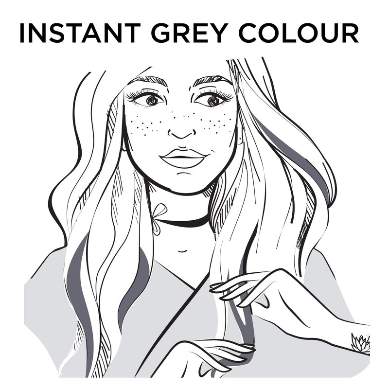 L'Oreal Colorista Hair Makeup Metallic Grey Blonde Temporary Hair Colour
