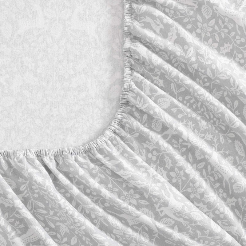 Laura Ashley - Queen Sheets, Breathable Cotton Flannel Bedding with