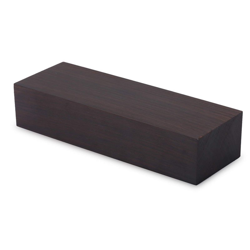 Ebony Wood Blank 12 x 4 x 2.5 cm Black