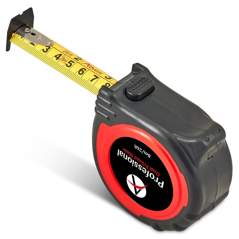 Advent Professional Dual Printed 8m/26ft Tape Measure - ATM4-8025D