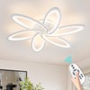 SEABLE Modern LED Light, 6+1 Rings 93W Dimmable Fixture 29.5"