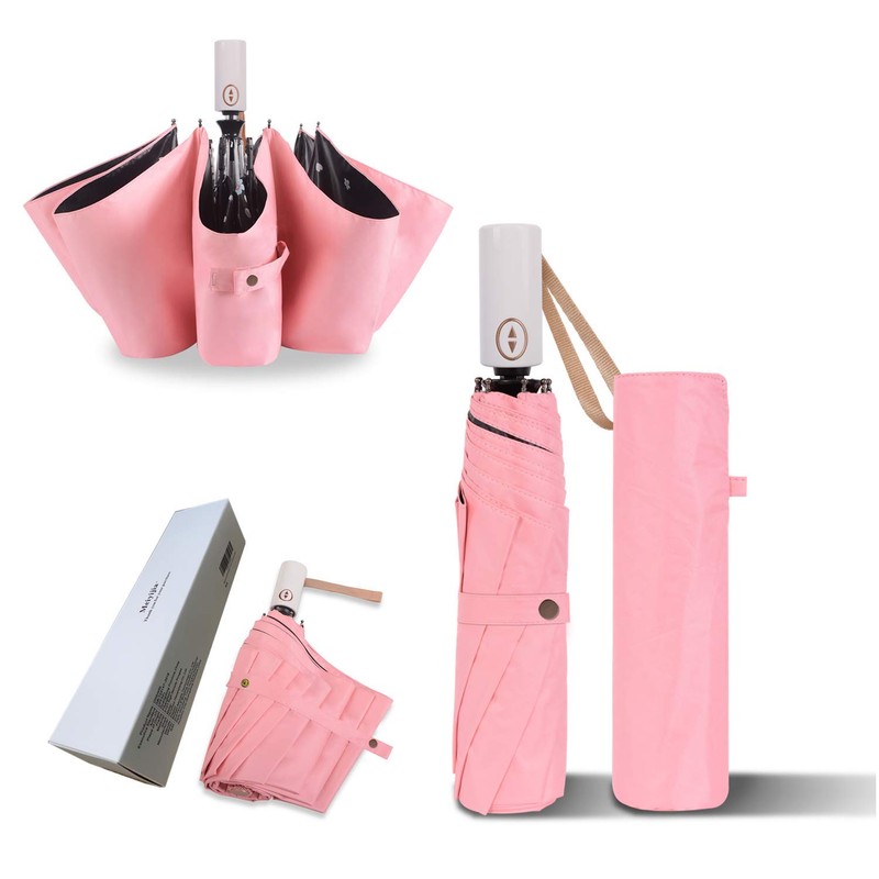 Meiyijia Voy Compact Folding Umbrella with UV Protection, Portable Umbrella