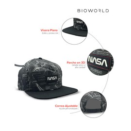NASA Gorra Plana Naves espaciales para Hombre y Mujer