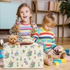 DEANHOT Rabbit Foldable Handle Storage Basket, Waterproof Organizer for Nursery,