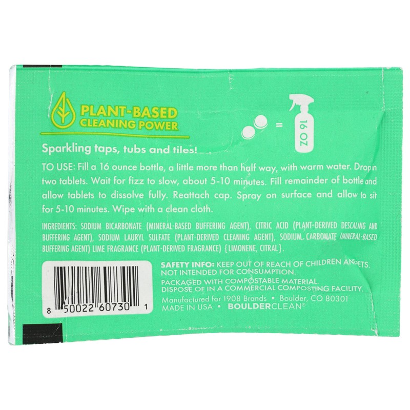 Boulder Clean Bathroom Tablet Refills, 0.18 OZ