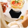 Operitacx 2 Sets Felt Coasters for Cups Thickened Heat Insulated