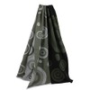 Rotfuchs® Woven Scarf Two-Tone & Graphic Look Green Black Fashionable