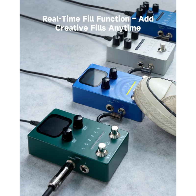 FLAMMA FF02 Drum Machine Guitar Pedal - 121 Drum Grooves,