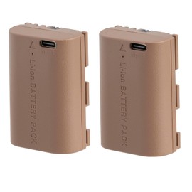 Hersmay 2PCS 2250mAh LP-E6NH Rechargeable Battery USB-C 2.5H Fast Charging Camera Battery for Canon R5, R6, R7, R6 Mark II, R, R5 C, 5D II/III/IV, 6D, 6D II, 7D, 7D II, 60D, 70D, 80D, 90D