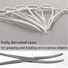 Multifunction Curved Serrated Hemostat Forceps 6.25" Stainless Steel Locking Pliers