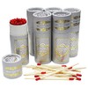 Long Round Matches Shabbos Kodesh Decorated Container of Approx 40