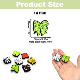 14PCS Sports Ball Theme Silicone Beads, Ball Bowknot Focal Beads for Keychain Making, Creative Bow Loose Beads Bulk for Pens DIY Handmade Crafts Necklace Bracelet Lanyard