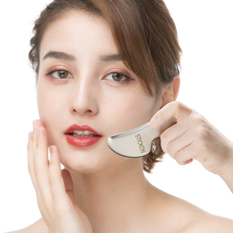 JustSun Gua Sha Scraper Soft Tissue Massage Tools Stainless Steel
