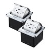 Pop Up Waterproof Floor Electrical Box with 4.8A USB Chargers
