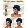 SUTIYO Satin Bonnet for Sleeping, Double Layer Silk Bonnet for