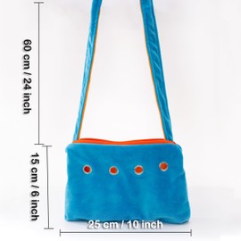 Sugar Glider Bonding Pouch Carrier Bag Sling with Adjustable Strap for Gliders Ferret Rat Hedgehog Hamster Small Pets