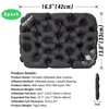 YEEKORO Inflatable Seat Cushion, Lightweight Camping Air Sitting Pad with