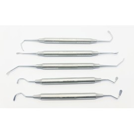 Generic Dental Sinus Lift Kit - 5 Pcs Set Stainless Steel - Implant Dentistry Tools - Sinus Elevation Instruments Set # B0CHB9959Y