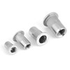 200pcspcs Threaded Insert M3, M4, M5, M6 304 Stainless Steel