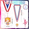 Loetere 12 Pcs Award Medals with Neck Ribbons 2.4 Inch