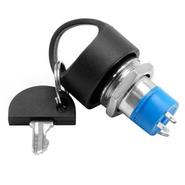 Zreneyfex Ignition Starter On Off Switch, Mobility Scooter Ignition Switch with Easy Pull Key, Replacement for Pride Victory Legend Replacement for Go-Go Ultra Sport