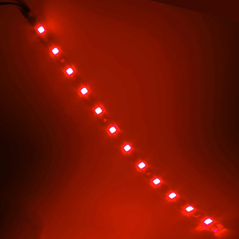 HYADA DC 12V Waterproof 1Ft 12 LED Strip Underbody Light