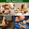 VIDETOL Pack of 100 Square Wooden Sticks, 30.5 x 0.5