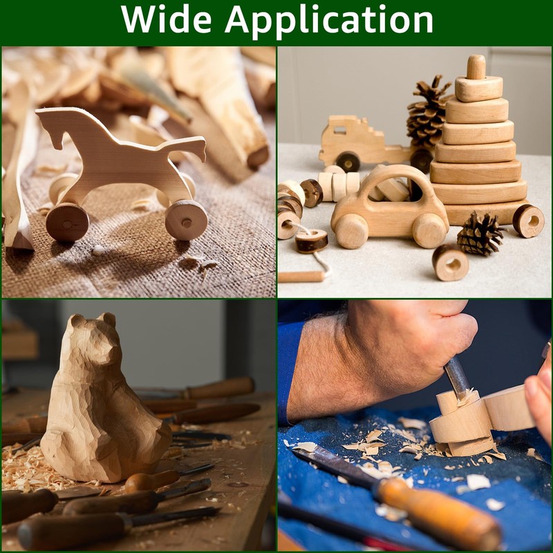 VIDETOL Pack of 100 Square Wooden Sticks, 30.5 x 0.5