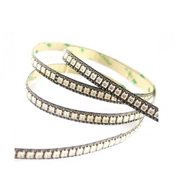 WS2812B 144 LEDs/Pixels/m 1 M Black PCB Individually Addressable Full Colour LED Pixel Strip