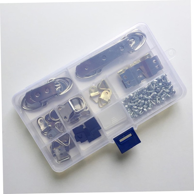 Operitacx 96Pcs Picture Frame Hanging Hooks Kit Photo Hanger with