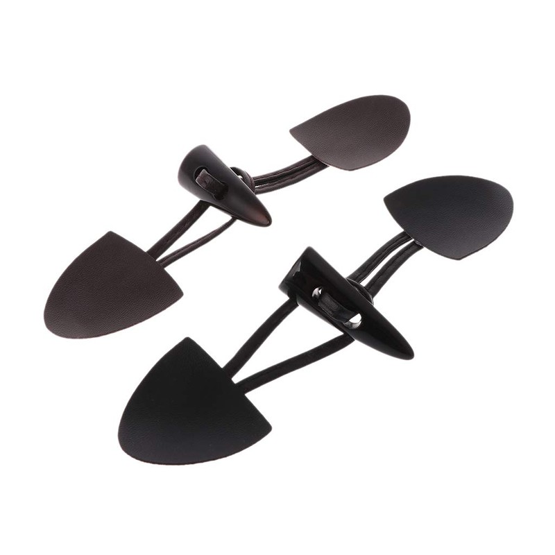 Cherjoury 6 Pairs Leather Horn Toggle Closure Buttons Coat for