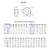 TERF® M8 Hex Hexagon Nut M8 (8mm) Stainless Steel A4