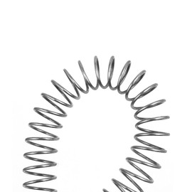 sourcingmap Compression Spring,304 Stainless Steel,12mm OD,1mm Wire Size,305mm Free Length,Silver Tone