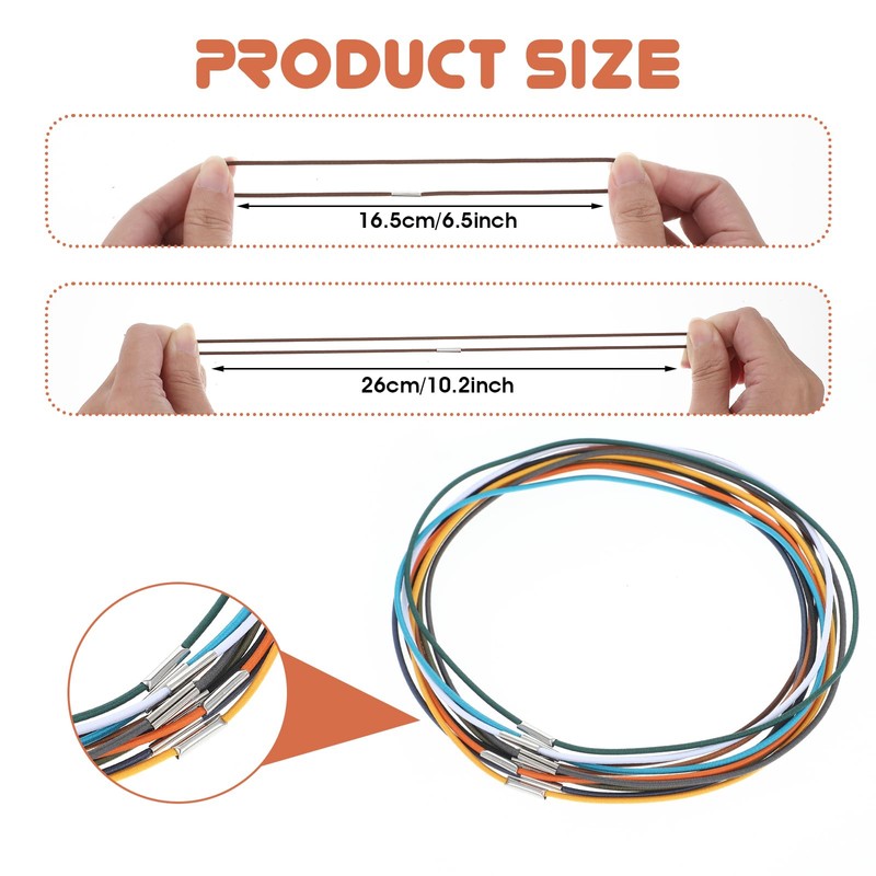 XLIUAX 13pcs Elastic Bands for Notebook, Travelers Notebook Spring Bands