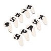 10pcs set PU Waterproof Golf Club Iron Cover Fine Sewing