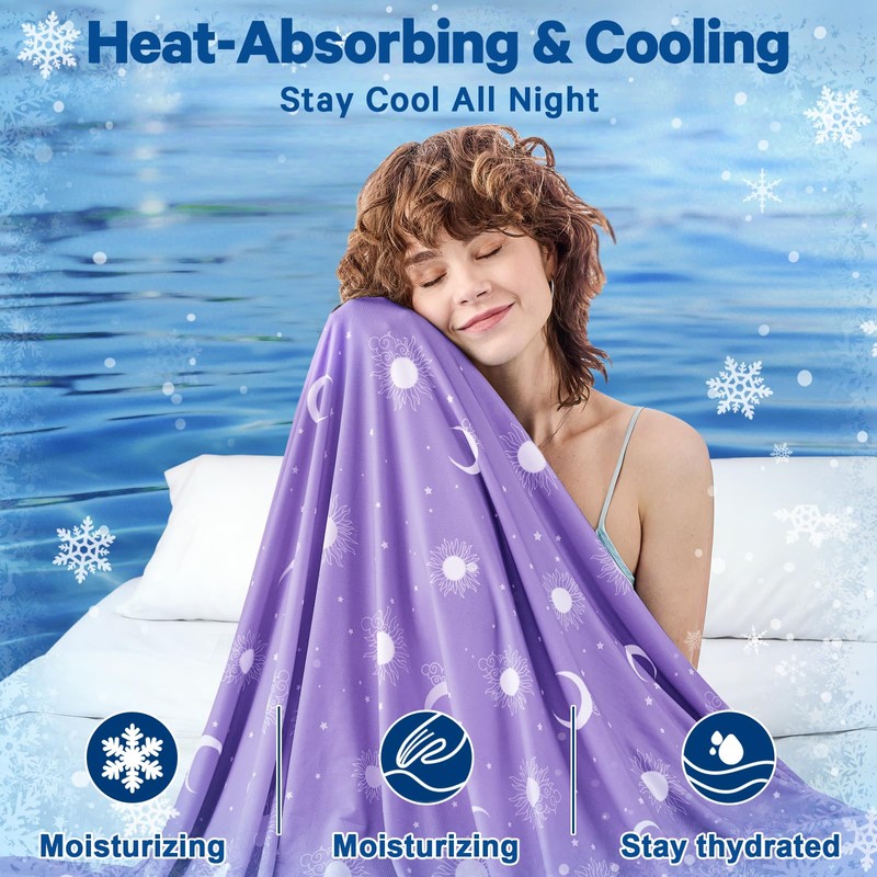 inhand Cooling Blanket Queen Size (90"x90") - Double Sided Cooling