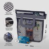MEZOKUCEL Mesh Shower Bag Foldable Waterproof Multifunctional Hanging Bag for