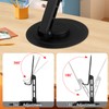 NAKUXOP Adjustable Phone Stand for Desk, 360° Rotation Metal Holder