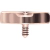 PIERCINGLINE Titanium Screw Attachment with External Thread 0.9 mm Lotus