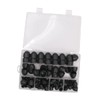 Tiardey 145pcs Plastic Cap Nuts Set Hex Nut Cover M4