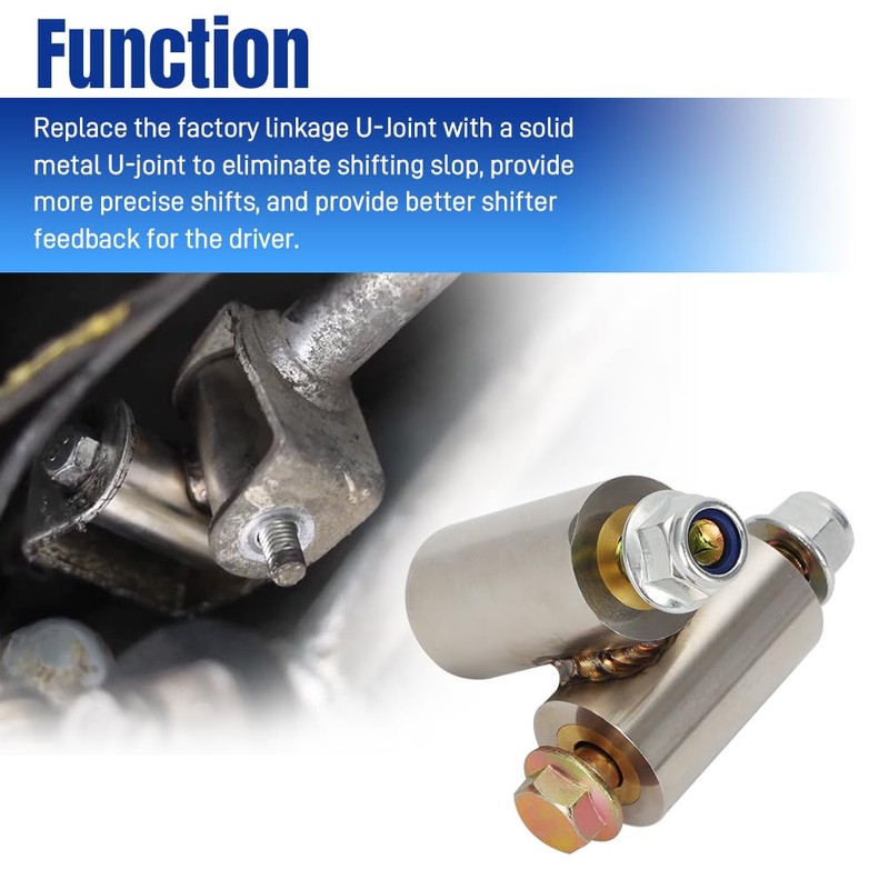 AUTOVIC Solid Shifter Linkage U-Joint Trunnion for Subaru STI 6