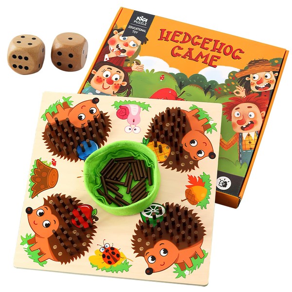 HENGBIRD Hedgehog Plug-In Game Educational Sensory Montessori Toy for Children