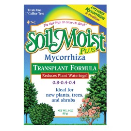 SoilMoist 3oz Mycorrhiza Transplant Formula with 0.8-0.4-0.4 Fertilizer Tree Shrubs Plants