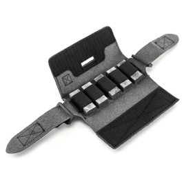 QWORK Helmet Counterbalance Weight Bag, 2 Pack Tactical Helmet Counterweight NVG Pouch Compatible with OPS Fast BJ PJ MH Tactical Helmets/Helmet Accessories, Black